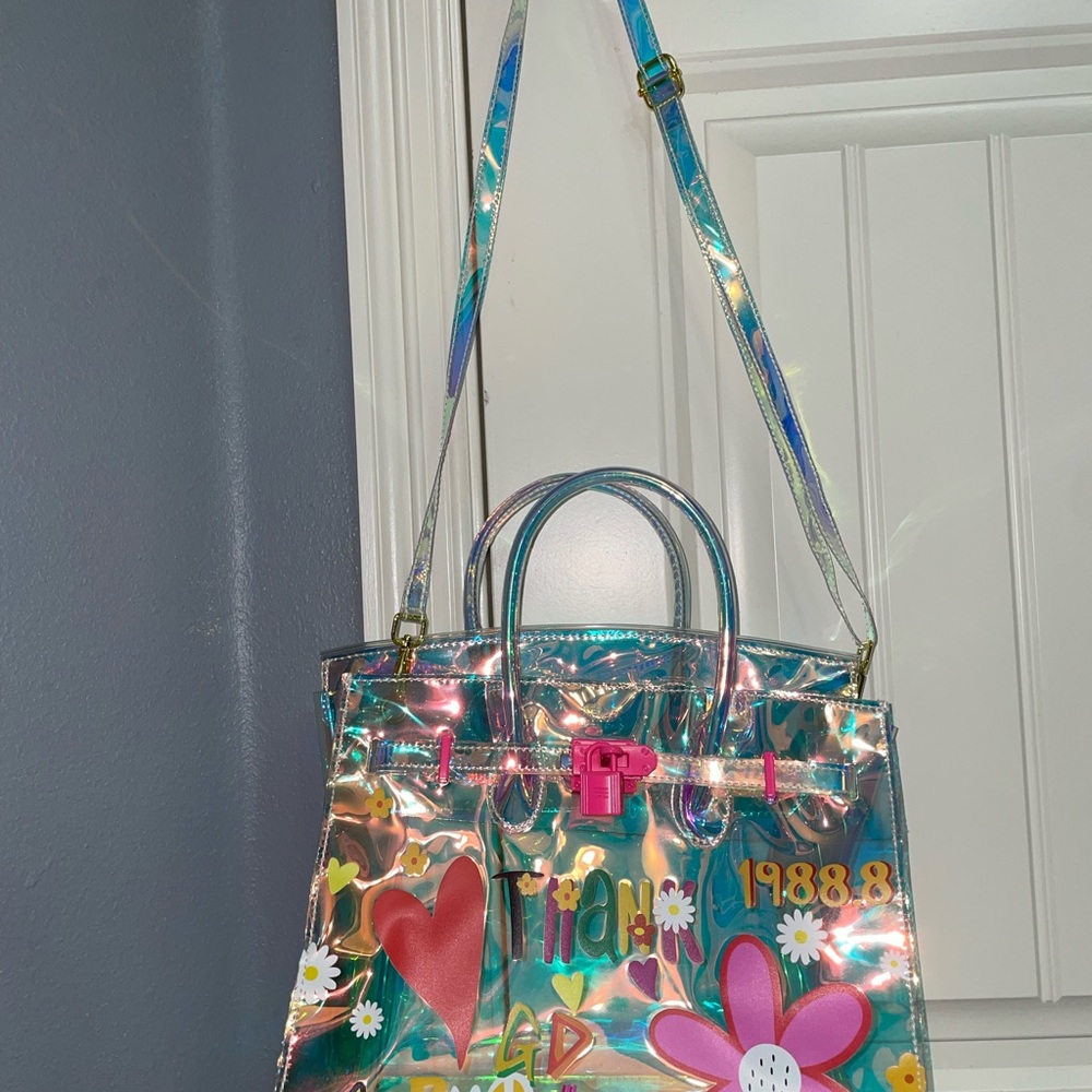 Colorful Transparent Tote Bag